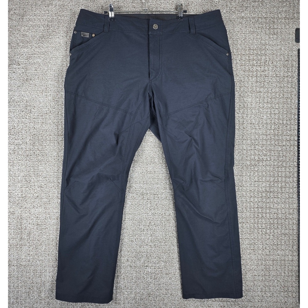 Kuhl Mens Silencr Pants 40x30 Navy Blue Outdoor Hiking Travel Stretch